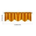 thumbnail image 3 of Curtain Short Modern Kitchen Curtains Clearance Curtains Bedroom Window Curtains Kichen Curtains Small Window Curtain Curtains for Kitchen 132.08x45.72cm, 3 of 6