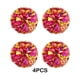 thumbnail image 2 of Eigraketly 4 unids/set destacan con pompones de porristas de mano, pompones de porrista no tóxicos y duraderos Animadoras oro rosa rojo mezclado, 2 of 6
