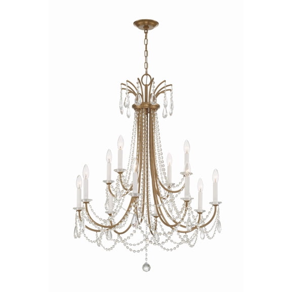 Crystorama Lighting - Karrington - 12 Light Chandelier In Traditional Style-40