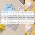 thumbnail image 4 of Splozh Wedding Outfit for Toddler Boy Fashion, Dress Shirt with Bowtie Pants Gentleman Wedding Outfits,Blue,3-4 Years, 4 of 9