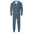 thumbnail image 6 of Mifsaly Christmas Family Pajamas Sets Xmas Snowman Matching Pjs Zipper Long Sleeve Hooded Sleepwear Festival Holiday Funny Homewear 2025 Cozy Soft Loungewear Adult Onesie Costumes, 6 of 6