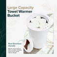 thumbnail image 2 of Hot Towel Warmer With  Handle -  Safe Towel Warmers For Bathroom,  &  - Large Size 22L Hot Towel Warmer Bucket With 400W  & Even Heating - 4-10 Hour Timer With  Shut-Off, 2 of 6