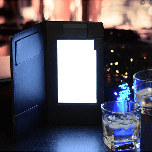 LED CHECK PRESENTER - LIGHT UP MENUS - LED CHECK PRESENTER