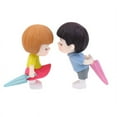 thumbnail image 3 of CNKOO 2PCS/Set Mini Lovers Dolls Model Figures Landscape Fairy Garden Ornaments Random, 3 of 6
