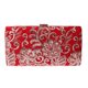 thumbnail image 2 of Monedero de embrague nupcial de fiesta de bolso floral de lentejuelas de sobre de noche para mujer - Rojo, Zulema Bolsos de embrague para mujer, 2 of 4