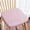 Pink, variant on Memory Foam Seat Cushion for Office Chair & Car - Orthopedic Coccyx Pain Relief Pillow with Non-Slip Bottom, Breathable Cover (13.8"x13.8")