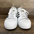 thumbnail image 3 of Adi-das Shoes Superstar Men Size 12 US C77124 White Black Leather Athletic, 3 of 6