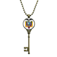 thumbnail image 1 of Quito Ecuador emblema nacional Llavero Collar Colgante Bandeja Cadena Embellecida Unbranded M, 1 of 3