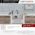 thumbnail image 4 of Stylish Dual Mount 31" Stainless Steel Single Bowl Kitchen Sink with Strainer S-402, 4 of 11