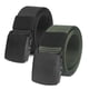 thumbnail image 1 of Juego de 2 cinturones unisex de lona de nailon, cinturones de tela infinitamente ajustables, 1 of 6