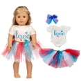 thumbnail image 1 of Doll Outfit Set Creative Fashion Doll Clothes Doll Accessories with Hair Tie, 1 of 5