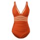 thumbnail image 4 of Traje de baño de una pieza para mujer, conjuntos de bikini para mujer, traje de baño liso sin mangas de moda para mujer, traje de baño con relleno y efecto push-up, traje de baño de playa para mujer, 4 of 4