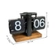 thumbnail image 3 of Reloj de mesa abatible, reloj mecánico abatible, reloj de mesa decorativo multifuncional, Todo negro 12h, 3 of 6