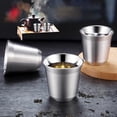 thumbnail image 7 of 80/160ml Double Wall Heat Insulation Stainless Steel Espresso Coffee Vacuum Cup, 7 of 7