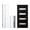 Black + Fiberglass + Fiberglass-1, variant on 36 in. x 80 in. Fiberglass Entry Door, White Left-Hand Inswing Front Door with 4-Lite Frosted Glass, Knock-Down Vinyl Frame, 4-9/16 in. Jamb