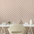 thumbnail image 2 of Ambesonne, Garden Scene Peel & Stick Wallpaper for Home, Leafy Pattern Autumn, 13"x72", Pale Mauve Taupe Cream, 2 of 5