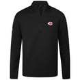 thumbnail image 2 of Women's Levelwear Black Cincinnati Reds Tailgate Insignia 2.0 Quarter-Zip Top, 2 of 3