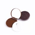 thumbnail image 1 of Nuevo Mini espejo de maquillaje compacto de bolsillo Lindas galletas de chocolate creativas con peine (colores aleatorios) JAMW Sencillez, 1 of 5