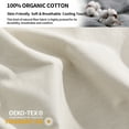 thumbnail image 3 of NEXHOME PRO 100% Organic Cotton Body Pillowcase, Envelope Closure, Soft Durable Pillow Cases for Bed 1PC (20x54 inch, Cream), 3 of 6