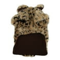 thumbnail image 1 of Manteau Imprimé Léopard pour Animaux de Compagnie, Manteau d'Hiver pour Animaux de Compagnie Coupe-Vent Chaud Confortable Rétro Lavable en Machine pour l'Hiver pour l'Automne S, M, L, XL, 1 of 8