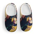 thumbnail image 3 of Izuku Midoriya Deku My Hero Academia Kid's Cotton Slippers Winter Warm Soft Plush Slippers with Rubber Sole Non-Slip Indoor Outdoor Slip on Shoes Fluffy House Slippers For Boys Girls Teen, 3 of 8