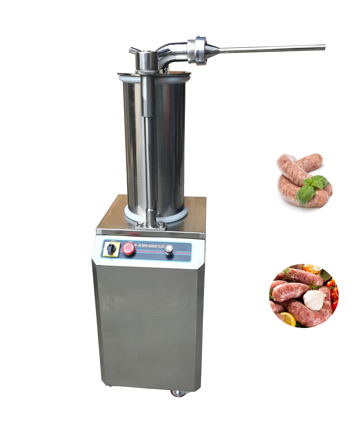 INTSUPERMAI 15L Hydraulic Sausage Filling Machine Sausage Stuffer