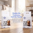 thumbnail image 2 of FEELING BEST Tofu Cat Litter 33.6 lb (6-Pack), Natural Unscented Clumping & Flushable Kitty Litter, Low Tracking, 2 of 9