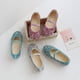 thumbnail image 3 of Zapatos de una sola capa de primavera y otoño para niños, zapatos de lentejuelas de cristal para niñas, zapatos de princesa con suela blanda y punta, zapatos de bebé Tide, 3 of 5