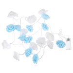 Minkissy 1Pc LED Light String Mousse Éclairage décoratif pour décoration maison avec couleur blanche chaude 300x5cm
