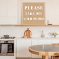 thumbnail image 6 of Khaki Letter Wall Art Painting on Canvas, Modern Minimalist White Text Striped Canvas Art Home Prints Wall Art Framed Modern Artwork for Living Room Bedroom Wall Decor 8x8in, 6 of 9