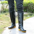thumbnail image 4 of CBD Men's Basic Black Rain Boot, 4 of 5