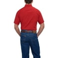 thumbnail image 4 of Ely Cattleman Chemise Western Unie à Manches Courtes pour Homme, Rouge, XX-Grand, 4 of 4