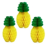 Home Decor Pineapple Decorations Tissue Paper Honeycomb Ball Pineapple Hanging Fans Lantern