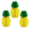 Tangnade Home Holiday DecorPineapple Decorations Tissue Paper Honeycomb Ball Pineapple Hanging Fans Lantern Multicolor C
