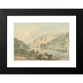 thumbnail image 2 of Nicholas Pocock 18x14 Black Modern Framed Museum Art Print Titled - Hotwells from Rownham Ferry, 2 of 5