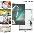 thumbnail image 2 of Coolnut Aurora Wolf Patterned Hand Towels 2 PCS, Cotton Bath Towel for Drying Face Hands Body Decorative Water Absorbent Lightweight Towels for Bathroom Ktichen Travel Gym, 16"x28", 2 of 6