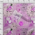 thumbnail image 3 of oneOone Polyester Lycra Dusty Purple Fabric Nostalgia Sewing Craft Projects Fabric Prints By Yard 56 Inch Wide, 3 of 5