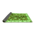 thumbnail image 2 of Ahgly Company Indoor Round Oriental Green Traditional Area Rugs, 7' Round, 2 of 4