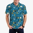 thumbnail image 1 of Fotbe Owls And Trees Camiseta Polo de Golf para Hombre con Estampado – Camisa Deportiva Transpirable con Cuello Abotonado-X-Large, 1 of 6