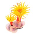 thumbnail image 2 of Simulation Silicone Coral for Aquarium Fish Bowl Decoration yellow, 2 of 8