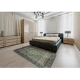 thumbnail image 5 of Ahgly Company Machine Washable Indoor Square Abstract Taupe Brown Area Rugs, 4' Square, 5 of 7