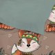 thumbnail image 4 of Tribal de dibujos animados Fox con plumas Funda nórdica Queen 90 x 90 en Ultra Soft Washed, 4 of 8