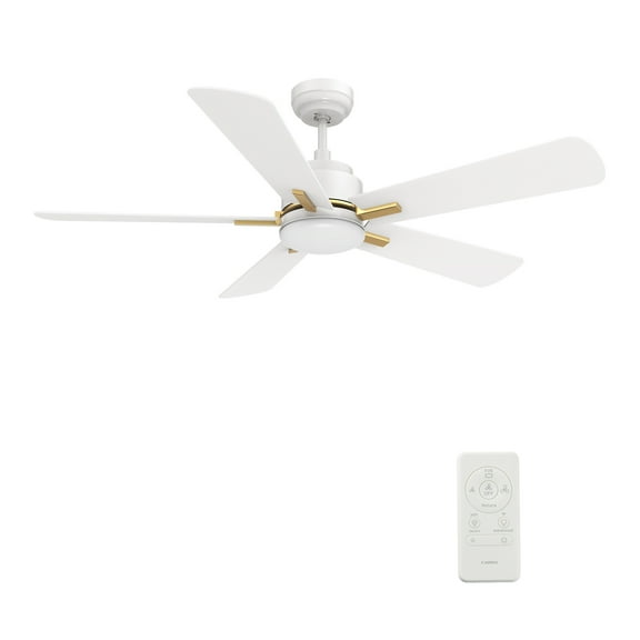 52" 3 Balde Indoor Wifi LED Ceiling Fan with Remote for Smart Home