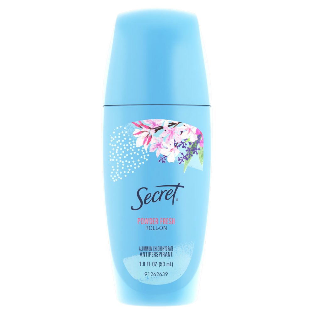 Secret RollOn Antiperspirant And Deodorant, Powder Fresh, 1.8 Fl Oz
