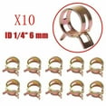 thumbnail image 5 of 10pcs ID 1/4" 6 mm Spring Clip Vacuum Fuel Oil Hose Line Band Clamp Low Pressure, 5 of 5