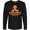 AB-Black, variant on Inktastic Orange Octopus Long Sleeve T-Shirt