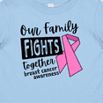 thumbnail image 4 of Inktastic Our Family Fights Together Breast Cancer Awareness Boys or Girls Baby T-Shirt, 4 of 5