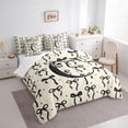 thumbnail image 2 of Manfei Cartoon Bow Letter C Monogrammed Twin Bedding Sets 7-Piece for Girls Teens,Polka Dots Vintage Bowtie Bedding Comforter Set for Kids,Luxury Bedroom Decor, 2 of 7