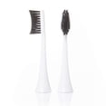thumbnail image 2 of Boka Power Brush Cabezales de repuesto para cepillo de dientes eléctrico sónico, blanco (2 cabezales), 2 of 3