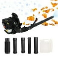 thumbnail image 2 of Floseru 52CC Backpack Gas Powered Leaf Blower, Commercial 550 CFM 1.7 HP 2 Cycle Powerful Lightweight Gasoline Grass Lawn Blower with Harness Air-Cooled & Fuel Tank for Yard Lawn Care, Snow Removal, 2 of 10